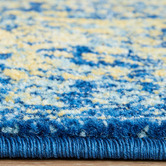 Network Rugs Royal Blue &amp; Yellow Radiance Runner