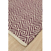 Network Rugs Purple Diamond Modern Flatweave Rug