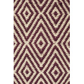 Network Rugs Purple Diamond Modern Flatweave Rug