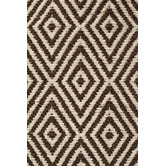 Network Rugs Dark Chocolate Diamond Modern Flatweave Rug