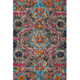 Network Rugs Grey Power Loomed Distressed Modern Rug