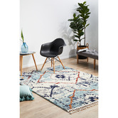 Network Rugs Blue Plush Moroccan Rug