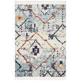 Network Rugs Blue Plush Moroccan Rug