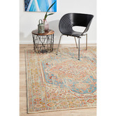 Network Rugs Blue Power-Loomed Rug