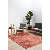 Network Rugs Coral Bamboo Silk &amp; Acrylic Rug