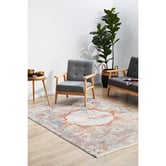 Network Rugs Terracotta Bamboo Silk &amp; Acrylic Rug
