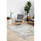Network Rugs Blue Bamboo Silk &amp; Acrylic Rug