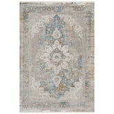 Network Rugs Blue Bamboo Silk &amp; Acrylic Rug