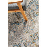 Network Rugs Blue Bamboo Silk &amp; Acrylic Rug