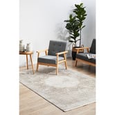 Network Rugs Stone Bamboo Silk &amp; Acrylic Rug