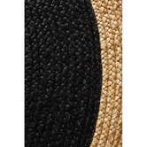 Network Rugs Jute Natural Black Rug | Temple & Webster