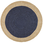 Network Rugs Jasmine Round Navy Rug