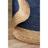 Network Rugs Jasmine Round Navy Rug