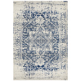 Network Rugs Bone, White &amp; Navy Art Moderne Cezanne Rug
