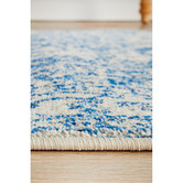 Network Rugs Bone, White & Navy Art Moderne Cezanne Runner | Temple ...