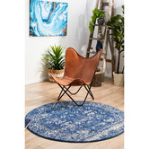 Network Rugs Navy &amp; Round Art Moderne Matisse Rug