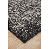 Network Rugs Charcoal Art Moderne Cezanne Runner