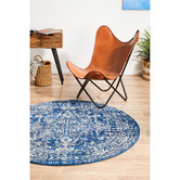 Network Rugs Navy &amp; Round Art Moderne Cezanne Rug