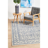 Network Rugs Bone & White Art Moderne Belle Rug | Temple & Webster