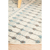 Network Rugs Round Bone White Moderne Salon Rug