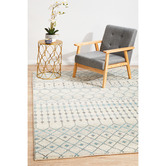 Network Rugs Bone &amp; White Art Moderne Salon Rug