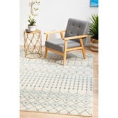 Network Rugs Bone &amp; White Art Moderne Salon Rug