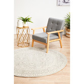 Network Rugs Silver &amp; Round Art Moderne Vera Rug