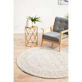 Network Rugs Silver &amp; Round Art Moderne Vera Rug