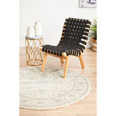 Network Rugs Bone White &amp; Round Art Moderne Vera Rug