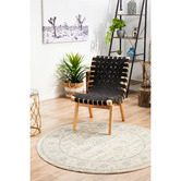 Network Rugs Bone White &amp; Round Art Moderne Vera Rug