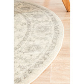 Network Rugs Bone White &amp; Round Art Moderne Vera Rug