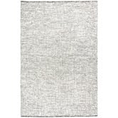 Network Rugs Black &amp; White Felted Wool Scandi Rug