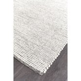 Network Rugs Black &amp; White Felted Wool Scandi Rug
