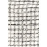 Network Rugs Black &amp; White Felted Wool Scandi Rug