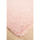Network Rugs Pink Ultra Plush Modern Shag Rug