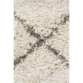 Network Rugs Natural Tan &amp; Brown Nahla Fringed Moroccan Rug