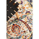 Network Rugs Ivory &amp; Round Art Moderne D&#039;Or Rug
