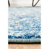 Network Rugs Blue Round Art Moderne Cezanne Rug