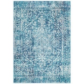 Network Rugs Blue Art Moderne Cezanne Rug | Temple & Webster