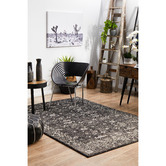 Network Rugs Charcoal Art Moderne Matisse Rug | Temple & Webster