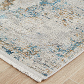 Network Rugs Floral Bamboo Silk &amp; Acrylic Runner