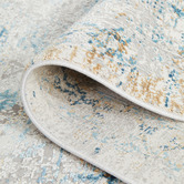 Network Rugs Floral Bamboo Silk &amp; Acrylic Runner