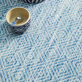 Network Rugs Blue Terrace Flat-Woven Indoor/Outdoor Rug