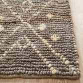 Network Rugs Grey Kenya Hand Made Jute Tribal Rug
