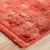 Network Rugs Coral Bamboo Silk &amp; Acrylic Runner