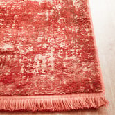 Network Rugs Coral Bamboo Silk &amp; Acrylic Runner