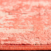 Network Rugs Coral Bamboo Silk &amp; Acrylic Runner