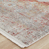 Network Rugs Terracotta Bamboo Silk &amp; Acrylic Runner