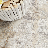 Network Rugs Natural Bamboo Silk &amp; Acrylic Runner
