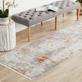 Network Rugs Sunrise Bamboo Silk &amp; Acrylic Runner
